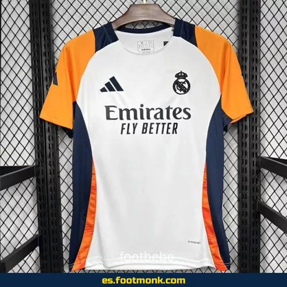 Camiseta de Entrenamiento Real Madrid 2024-2025 Blanca – Oficial, Nueva Temporada