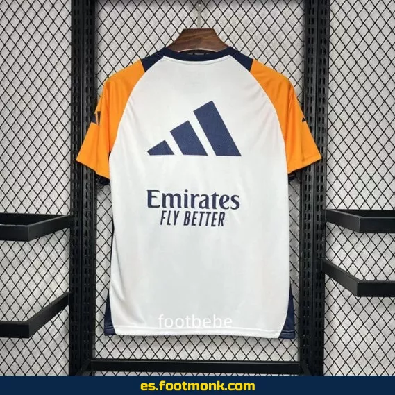 Camiseta de Entrenamiento Real Madrid 2024-2025 Blanca – Oficial, Nueva Temporada