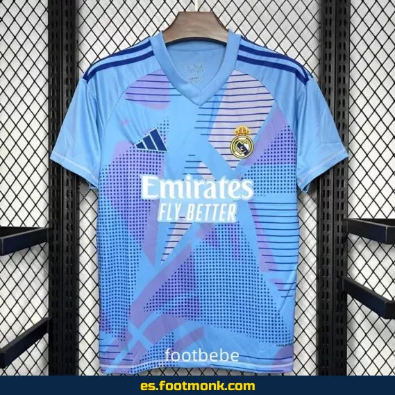 Camiseta Real Madrid 2024-2025 Portero Azul – Edición Oficial