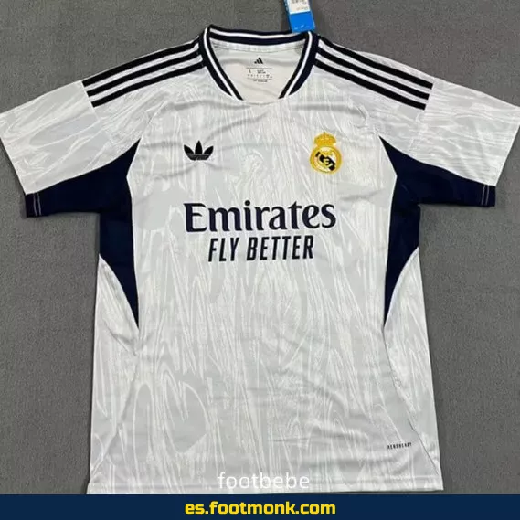Camiseta Retro Real Madrid 2025-2026 Blanca - Edición Oficial