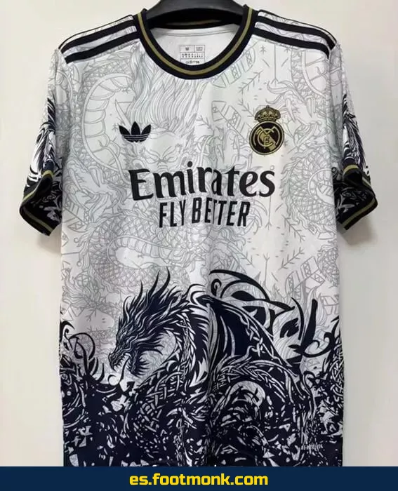 Camiseta Real Madrid 2025-2026 Edición Dragón Blanca – Oficial