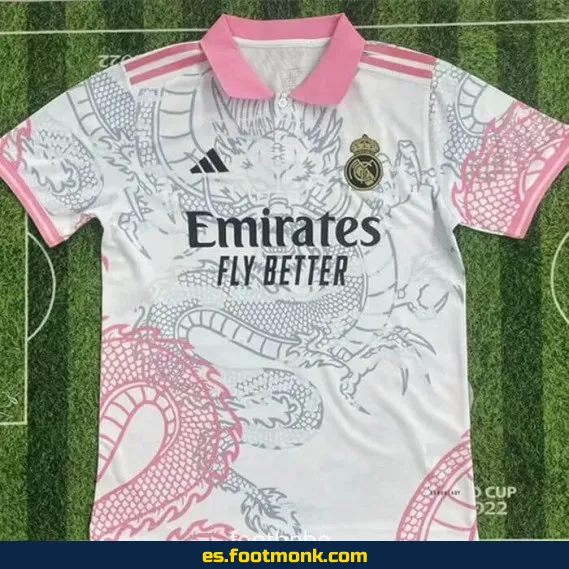 Camiseta Real Madrid 2025-2026 Edición Dragón Blanca – Oficial, Personalizada y Exclusiva