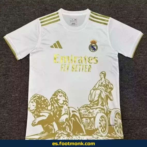 Camiseta Real Madrid 2025-2026 Edición Especial con Logo Dorado – Oficial