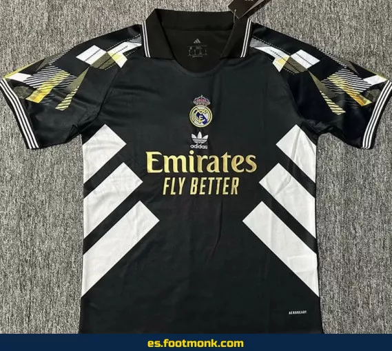 Camiseta Retro Real Madrid 2025-2026 Negra - Edición Especial | Tienda Oficial