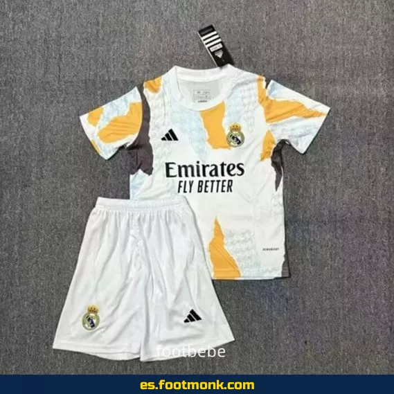 Camiseta de Entrenamiento Real Madrid Niños 2024-2025 - Oficial