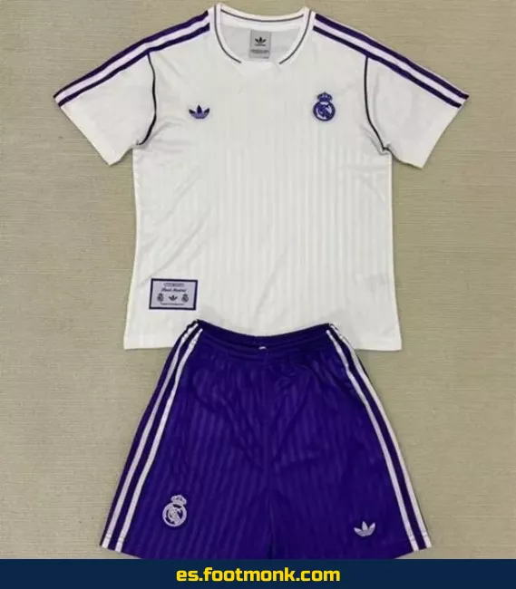 Camiseta Real Madrid Infantil 2025-2026 Blanca – Oficial, Edición Nueva Temporada