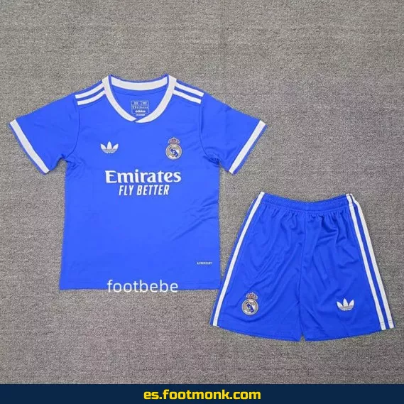 Camiseta Real Madrid Tercera 2025-2026 Niños Azul – Edición Oficial