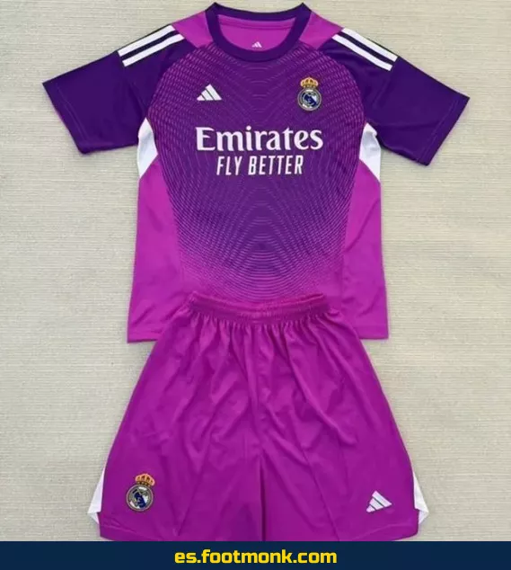 Camiseta Oficial Real Madrid Niños 2025-2026 Violeta – Edición Especial