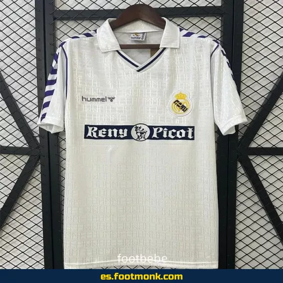 Camiseta Retro Real Madrid 1989-1990 Primera Equipación - Edición Vintage