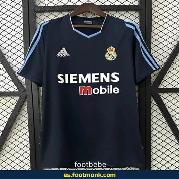 Camiseta Real Madrid Vintage 2003-2004 Exterior - Edición Clásica Retro