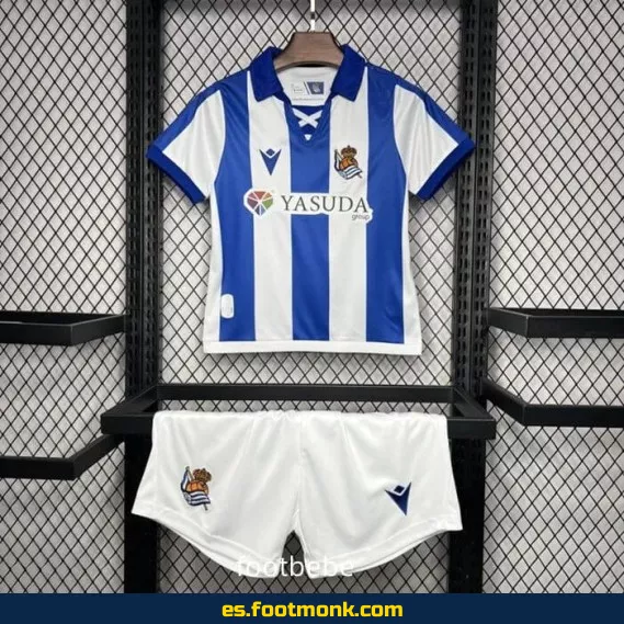 Camiseta Oficial Real Sociedad Niños 2024-2025 - Primera Equipación