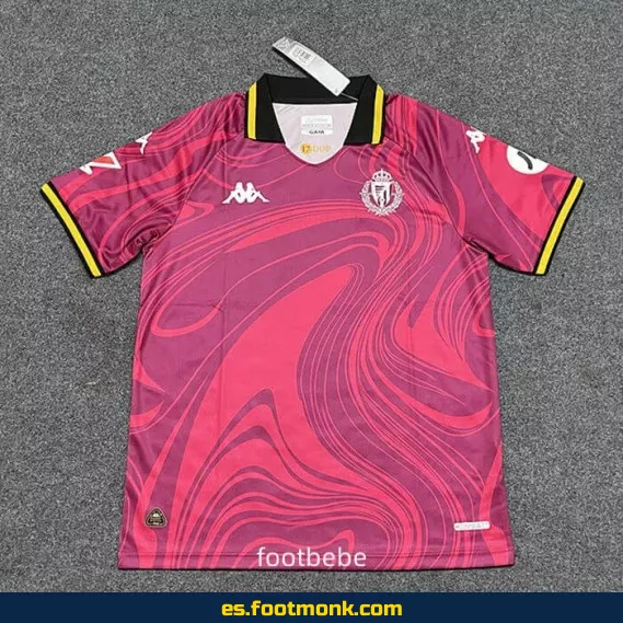 Camiseta Real Valladolid 2024-2025 Rosa/Rojo - Edición Oficial - Nueva Temporada