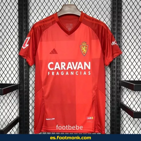 Camiseta Oficial Real Zaragoza 2024-2025 Tercera Equipación Roja – Compra Online