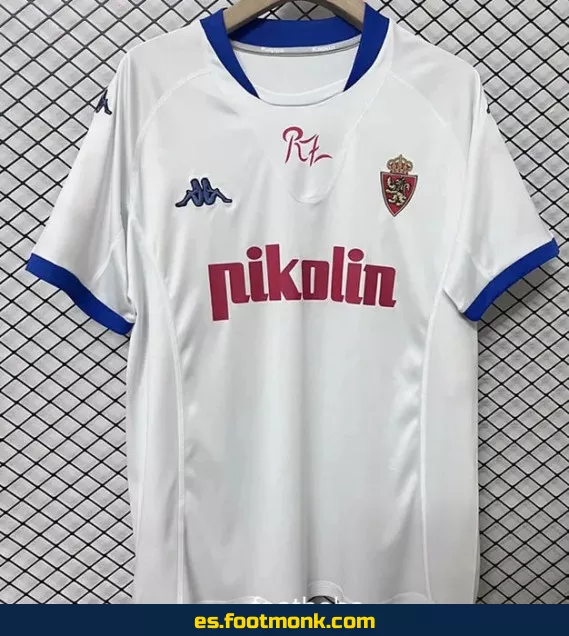 Camiseta Retro Real Zaragoza 2001-2002 Edición Especial – Domicilio – Réplica Oficial
