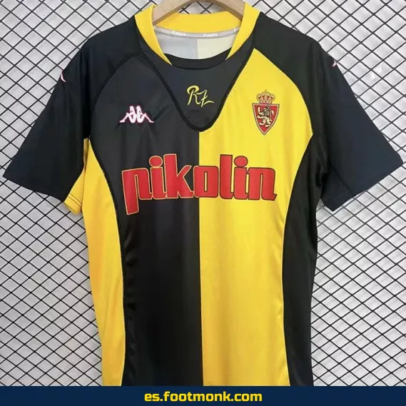Camiseta Retro Real Zaragoza 2001-2002 - Edición Exterior - Réplica Oficial - Fútbol Vintage