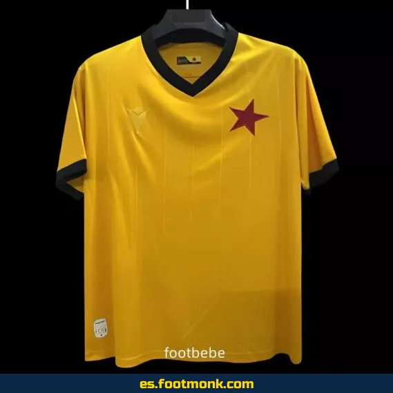 Camiseta Oficial Red Star Belgrade 2025-2026 Amarilla – Edición Especial – Envío a Domicilio