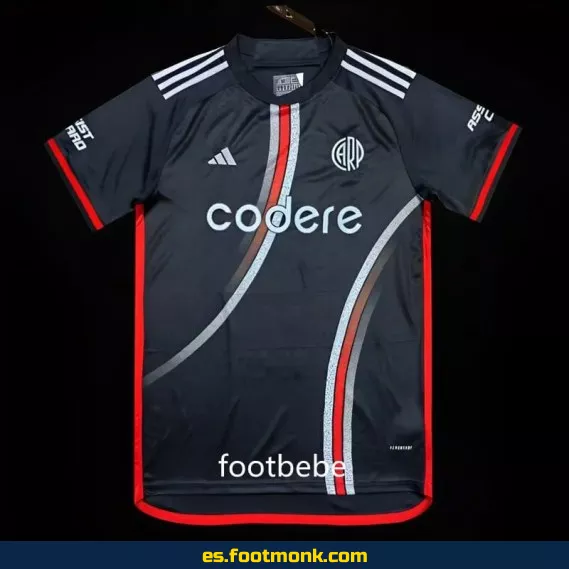 Camiseta River Plate Tercera Equipación 2024-2025 Negra – Edición Oficial