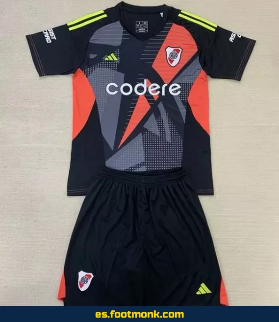 Camiseta de Portero River Plate Niños 2024-2025 Negra – Edición Oficial