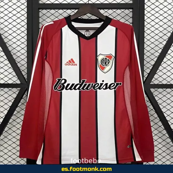 Camiseta Retro River Plate Vintage 2003-2004 Local Mangas Largas – Edición Especial