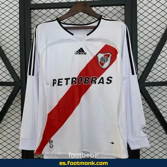 Camiseta Vintage River Plate 2006-2007 Local Mangas Largas – Edición Especial