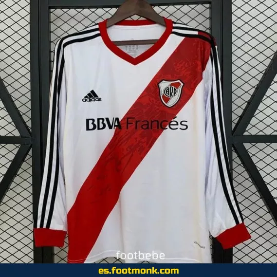 Camiseta Vintage River Plate 2013-2014 Local Manga Larga - Edición Especial - Réplica Oficial