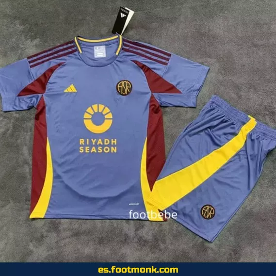 Camiseta AS Roma Tercera Equipación Niños 2024-2025 – Edición Oficial