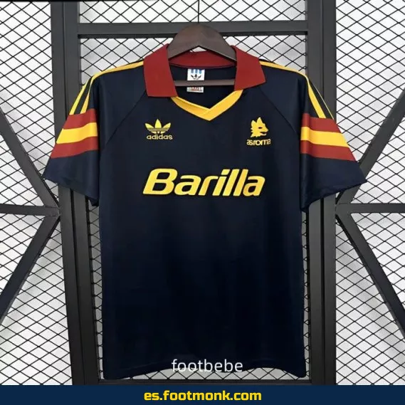 Camiseta Retro AS Roma Vintage 1991-1992 Exterior – Edición Clásica