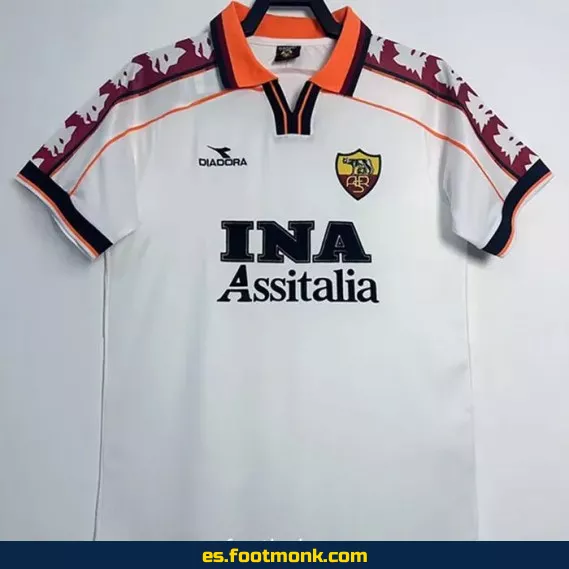 Camiseta Vintage AS Roma 1998-1999 Exterior – Edición Retro Clásica