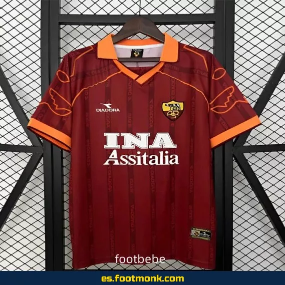 Camiseta AS Roma Vintage 1999-2000 Local - Edición Retro - Fútbol Clásico