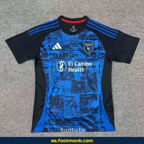 Camiseta Oficial San Jose Earthquakes 2025-2026 Local - Edición Domicilio | Tienda de Fútbol Online