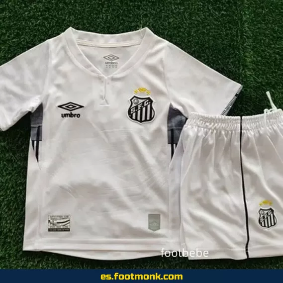 Camiseta Oficial del Santos FC Niños 2024-2025 Local Blanca – Edición Nueva Temporada