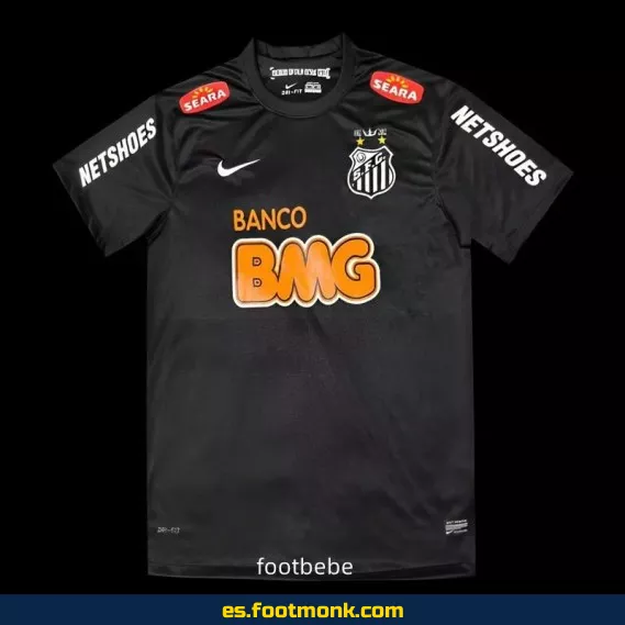 Camiseta Retro Santos Vintage 2011 Negra - Edición Especial