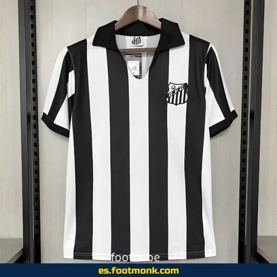 Camiseta Retro Santos 1956 Exterior - Edición Vintage | Réplica Oficial