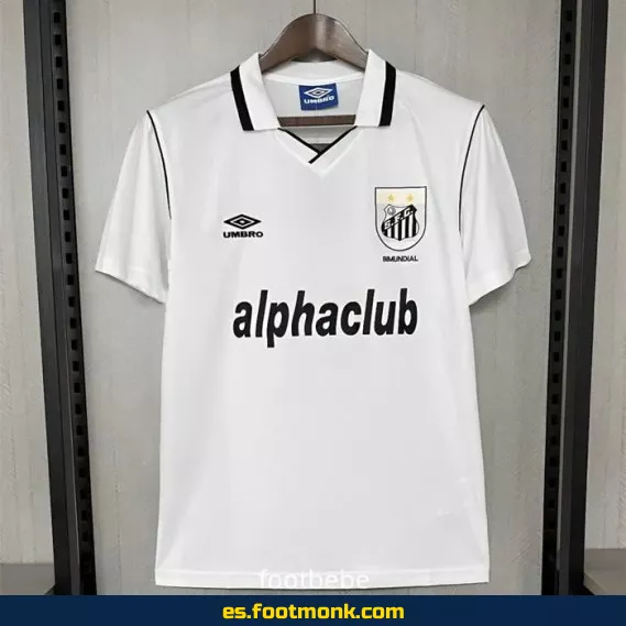 Camiseta Santos Vintage 2000 Domicilio - Edición Retro Clásica