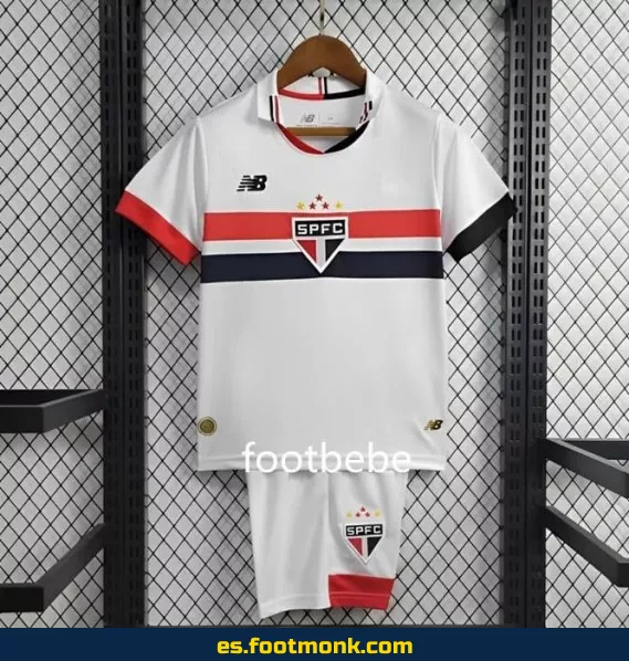 Camiseta São Paulo Niños 2024-2025 Local Blanca – Edición Oficial