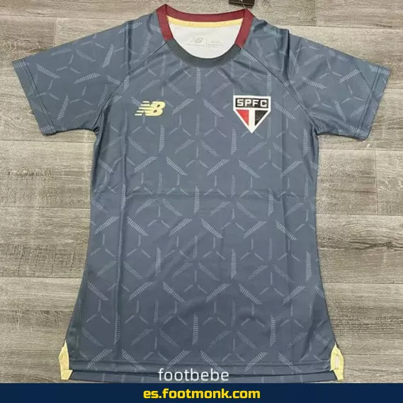 Camiseta Oficial São Paulo Femme 2025-2026 Gris – Edición Especial