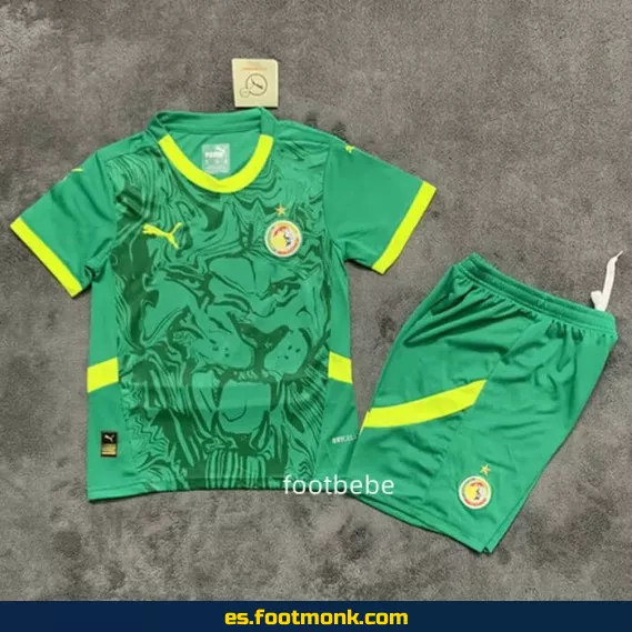 Camiseta Senegal Niños 2024-2025 Tercera Verde – Edición Oficial