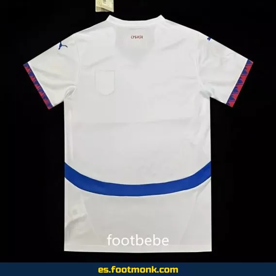 Camiseta Serbia Euro 2024 Visitante Blanca – Edición Oficial