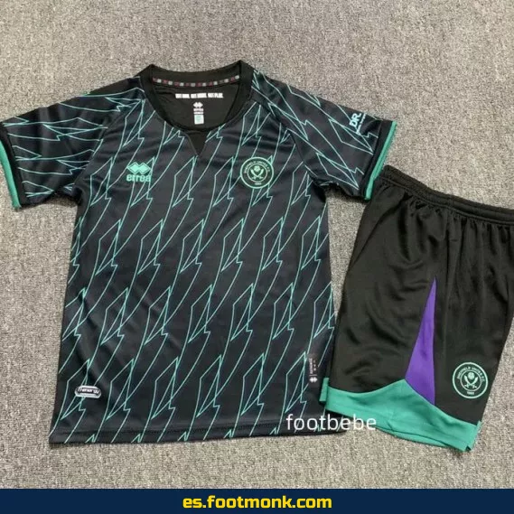 Camiseta Sheffield United Niños 2024-2025 Tercera Equipación – Camisetas de Fútbol Oficiales