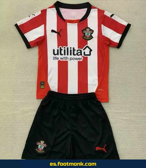 Camiseta Oficial Southampton Niños 2024-2025 Local – Comprar Online