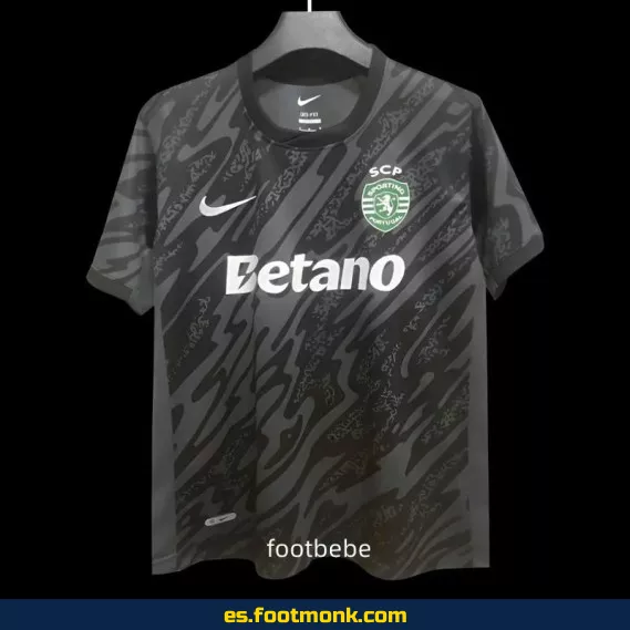 Camiseta de Portero Sporting CP 2024-2025 Negra – Edición Oficial
