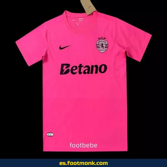 Camiseta Oficial Sporting CP 2024-2025 Rosa – Edición Nueva Temporada