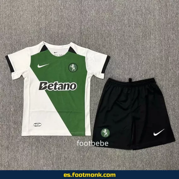Camiseta Oficial Sporting CP Niños 2024-2025 - Edición Centenario 100 Años - Compra Online