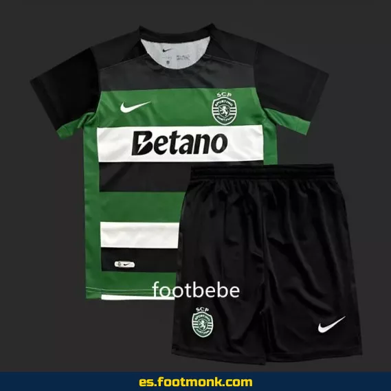 Camiseta Oficial Sporting CP Niños 2024-2025 - Primera Equipación - Envío a Domicilio