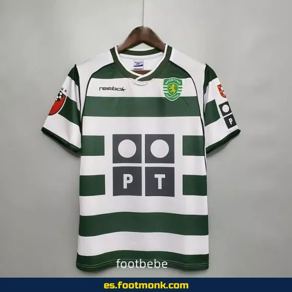 Camiseta Vintage Sporting CP 2001-2003 Edición Domicilio – Réplica Oficial