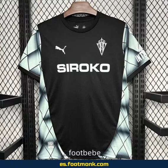 Camiseta Oficial Sporting de Gijón 2024-2025 - Segunda Equipación - Envío Rápido