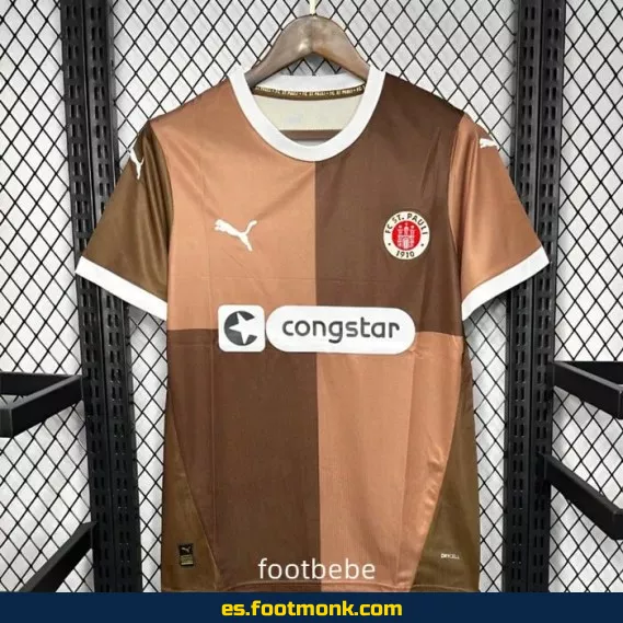 Camiseta Oficial FC St. Pauli Local 2024-2025 - Edición Nueva Temporada