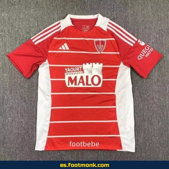 Camiseta Oficial Stade Brestois 29 Temporada 2024-2025 Local Roja – Edición Especial