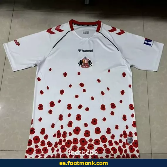 Camiseta Sunderland 2024-2025 Blanca Edición Especial – Colección Oficial