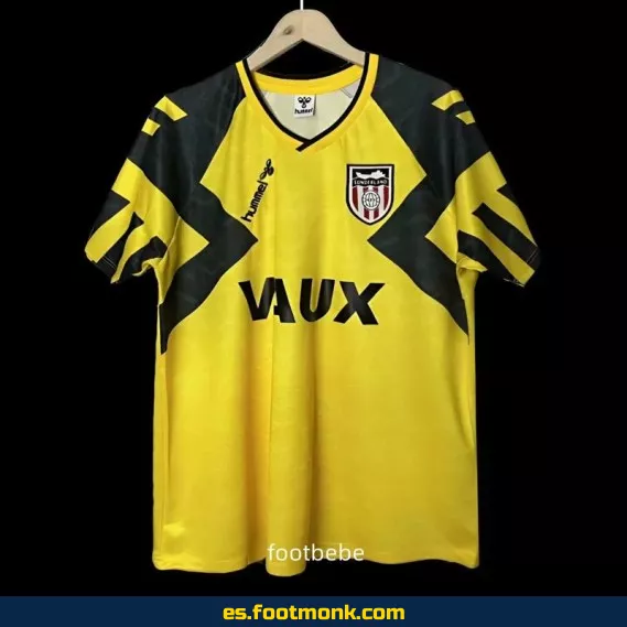 Camiseta Retro Sunderland 1992-1993 Exterior Amarilla - Edición Clásica